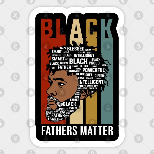 Black Fathers Matter, Black Fathers, Black Man Sticker by UrbanLifeApparel